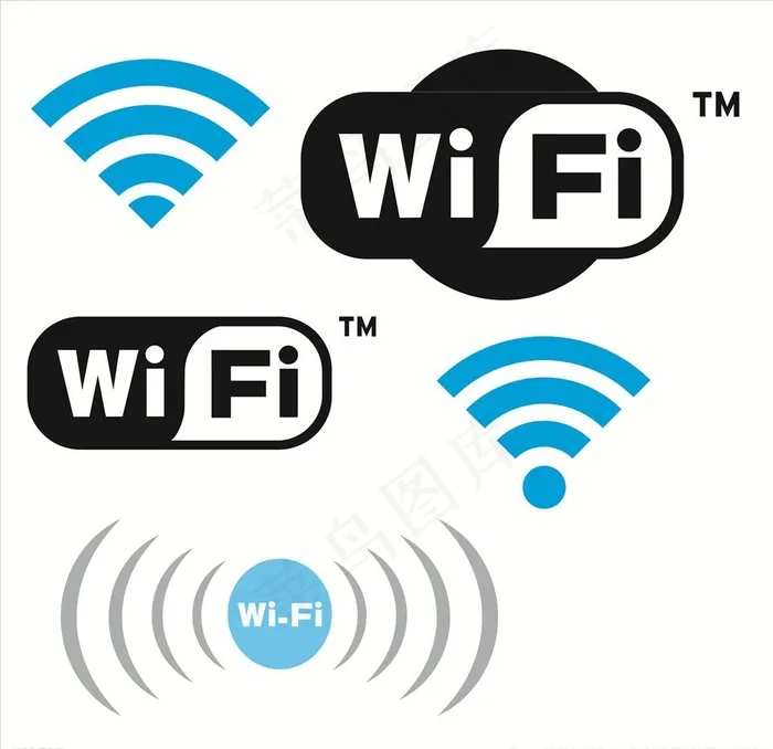 WiFi开放WiFi标志图标图片