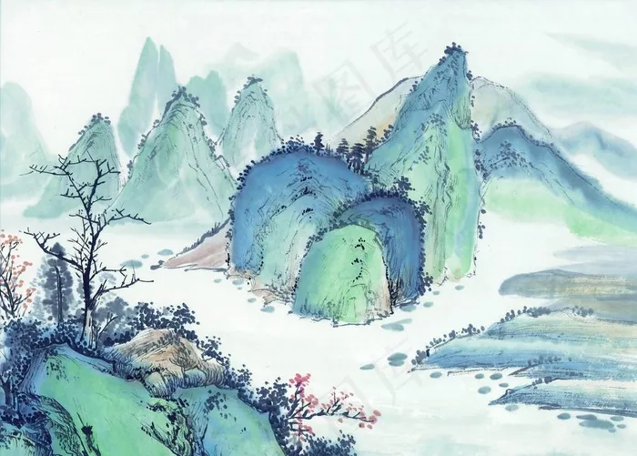 中国国画篇-山水图片
