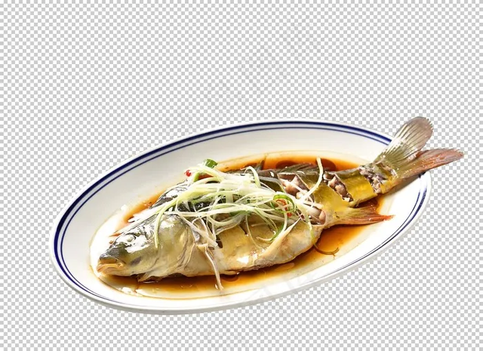 红烧鱼鲤鱼蒸鱼菜单食谱素材图片