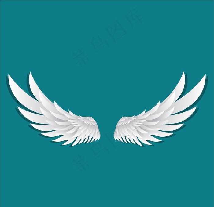翅膀 矢量图片cdr矢量模版下载 - 菜鸟图库