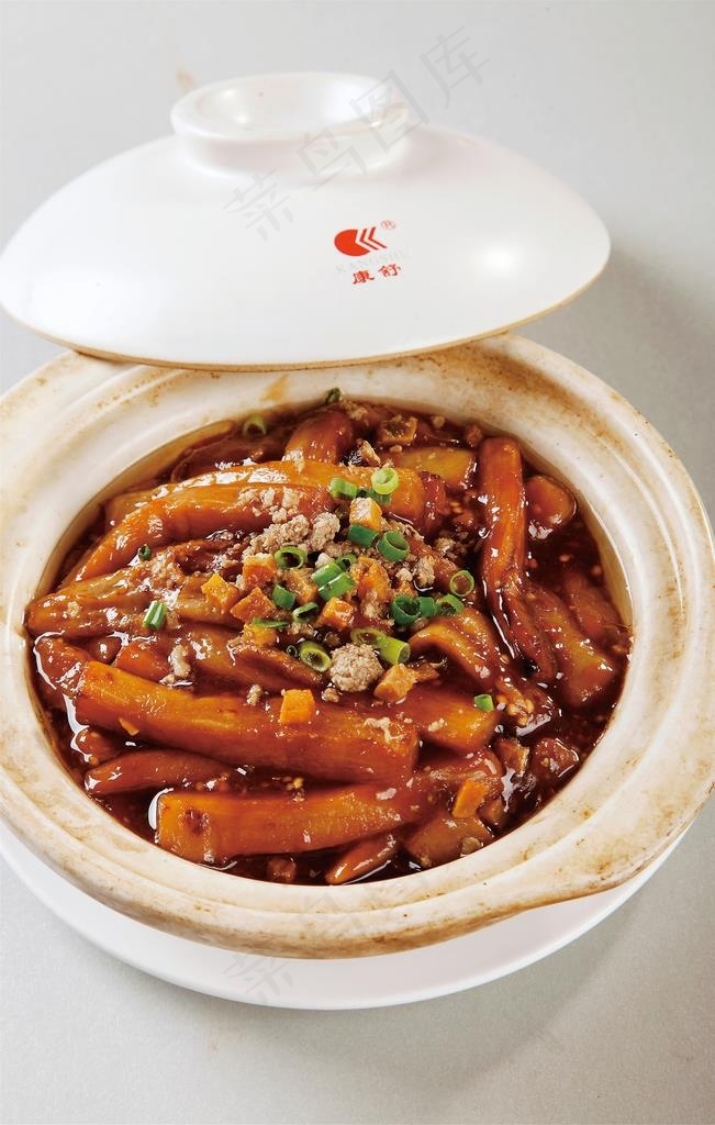 鱼香茄子煲图片 - 菜鸟图库