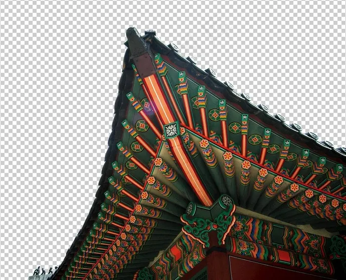 中式古建筑屋檐图片