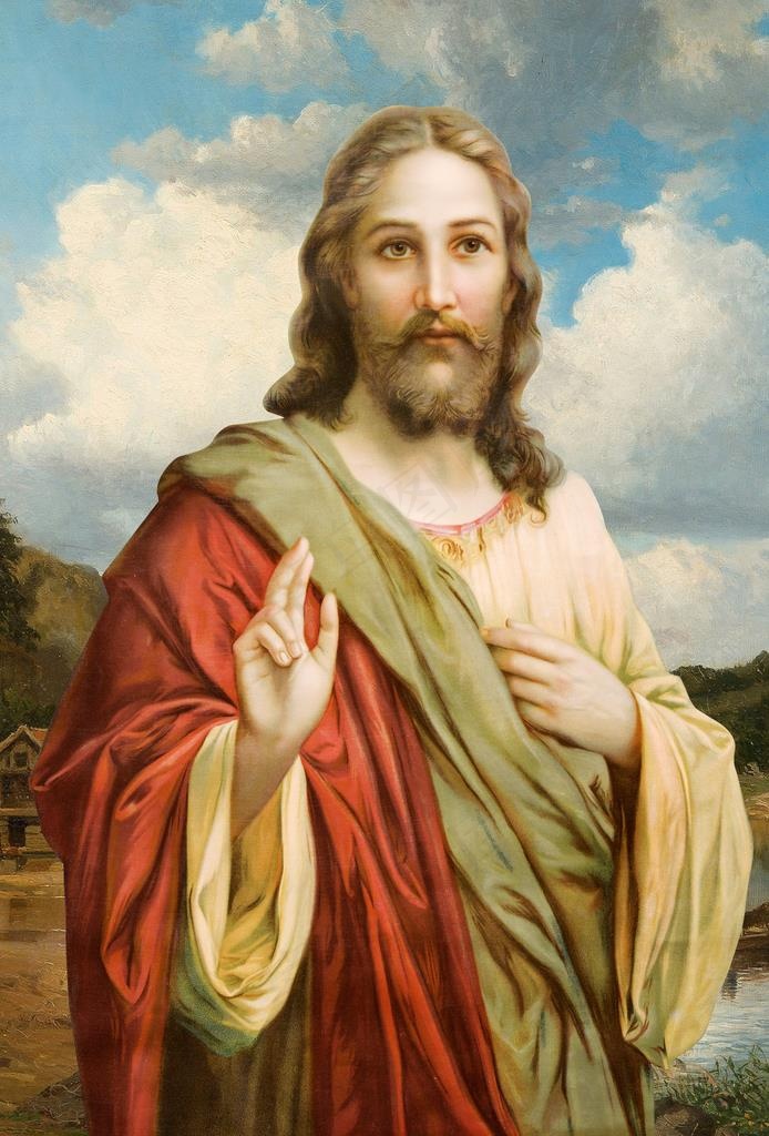 有关耶稣的著名油画图片