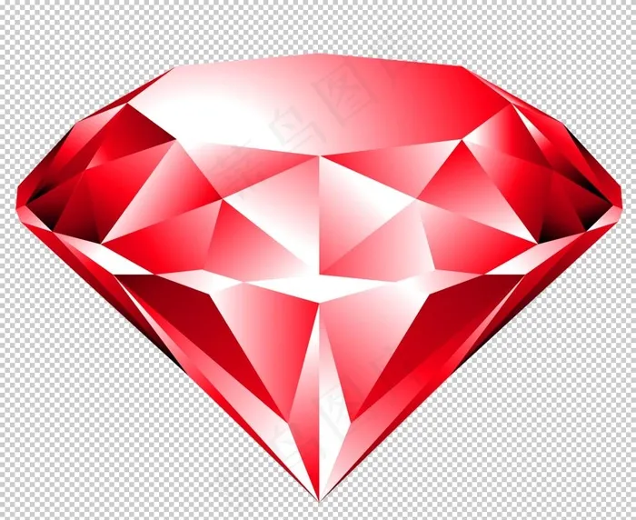 红宝石 红钻石 水晶钻石免抠图图片