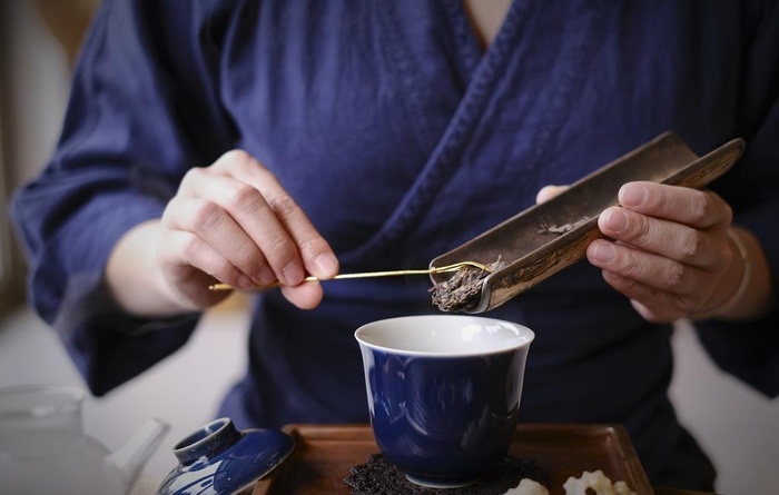 茶艺师泡茶图片