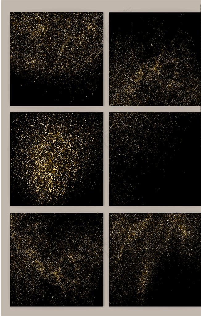 金色粉末底纹矢量素材图片ai矢量模版下载