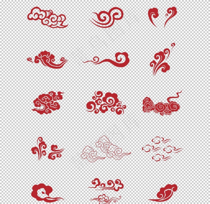 中国风祥云图案花纹底纹png图片