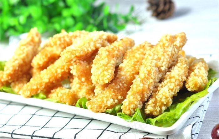 雪花鸡柳鸡柳炸鸡柳炸鸡图片