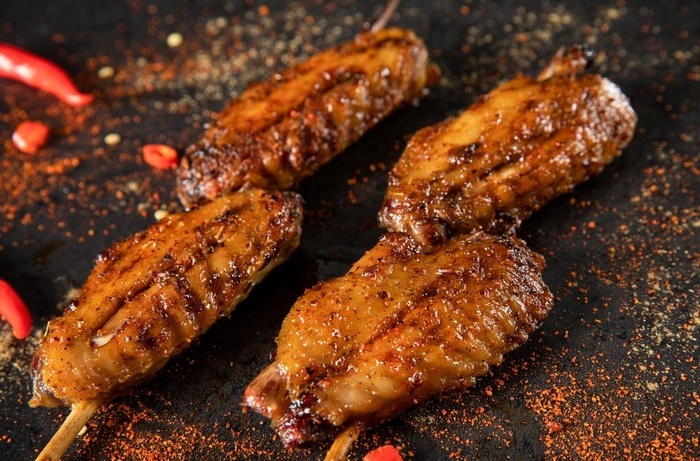 烤鸡翅图片