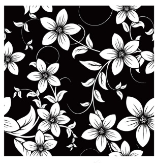 网点花线条花图片