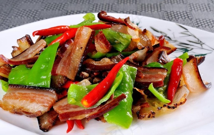 青椒腊肉图片 - 菜鸟图库