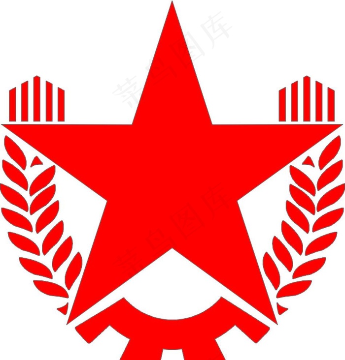 民兵标志图案徽章图片