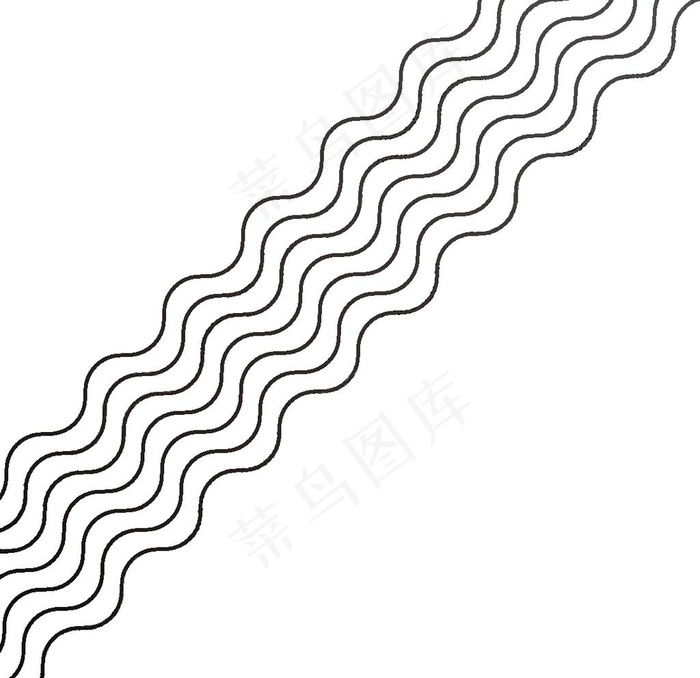 矢量卡通波浪线素材矢量卡通波图片ai矢量模版下载