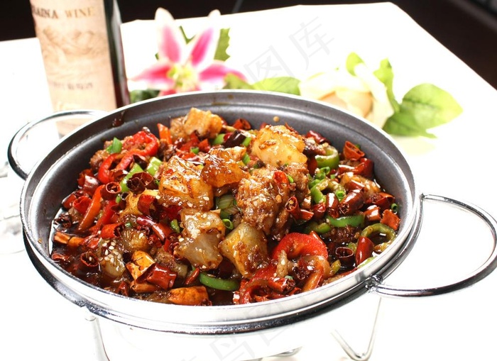 干锅筋头巴脑图片