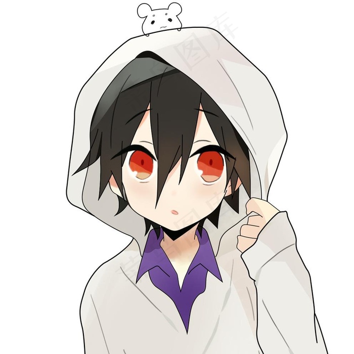 手绘卡通头像图片 - 菜鸟图库