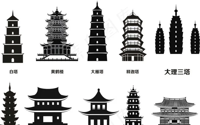 中国传统建筑图片