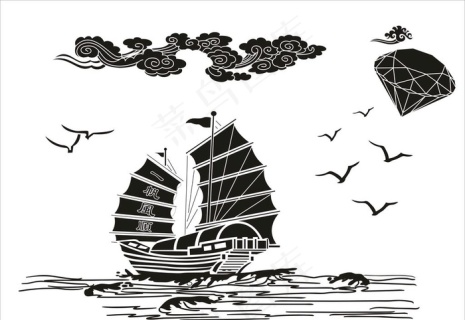 一帆风顺名片图片cdr矢量模版下载