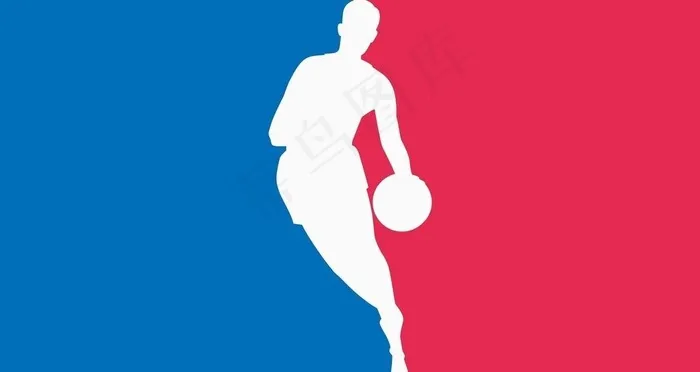 NBA篮球标志背景图片