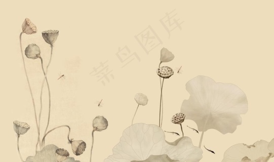 禅意图片(3543x5315)psd模版下载 - 菜鸟图库