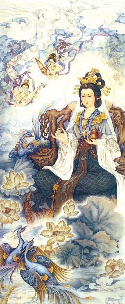 富贵美人图之西王母图片