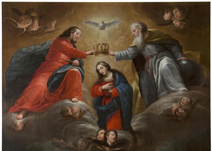 圣母玛丽娅的加冕图片