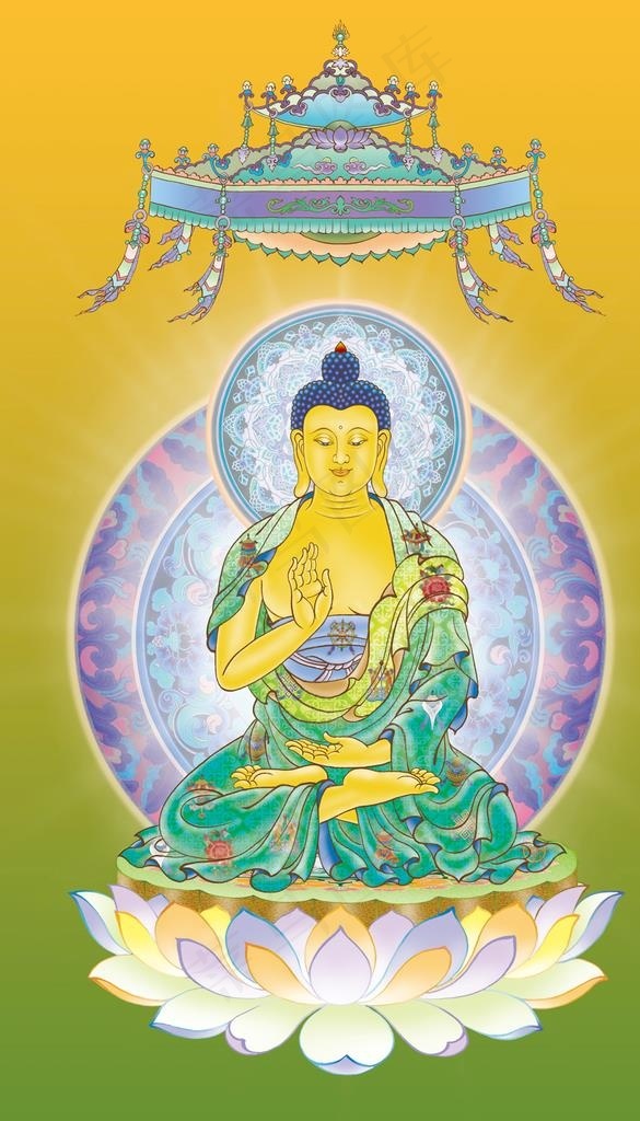 南无善名称吉祥王如来药师七佛图片