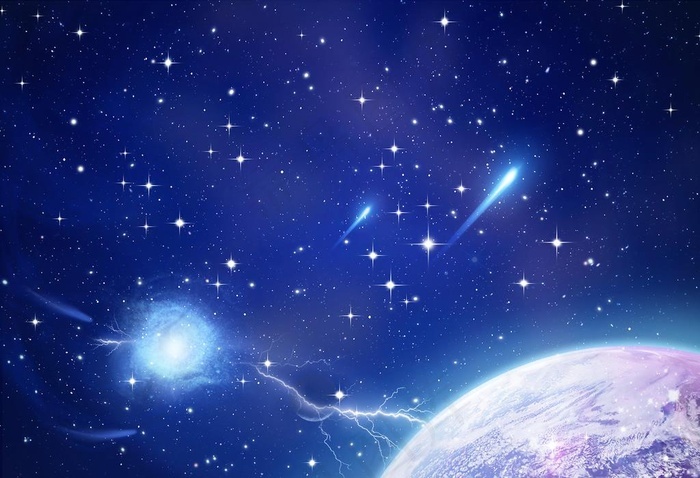 星空梦幻星空星空背景图片 菜鸟图库