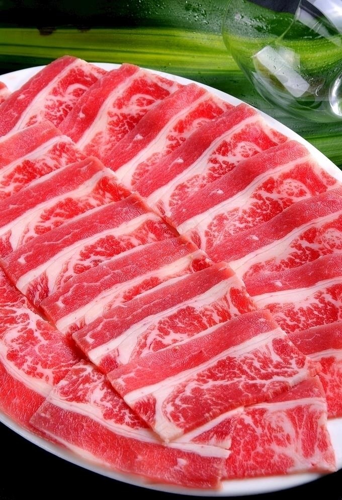 冰爽雪花肥牛图片