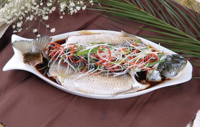 清蒸鲩鱼图片 - 菜鸟图库
