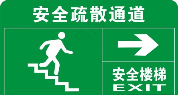 安全疏散通道图片3543x984psd模版下载