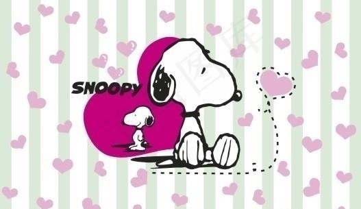 snoopy史努比卡通动漫图片cdr矢量模版下载