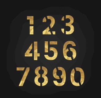 9数字创意字体设计20002000pxpsd模版下载