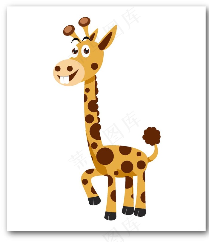 矢量卡通动物元素图片ai矢量模版下载