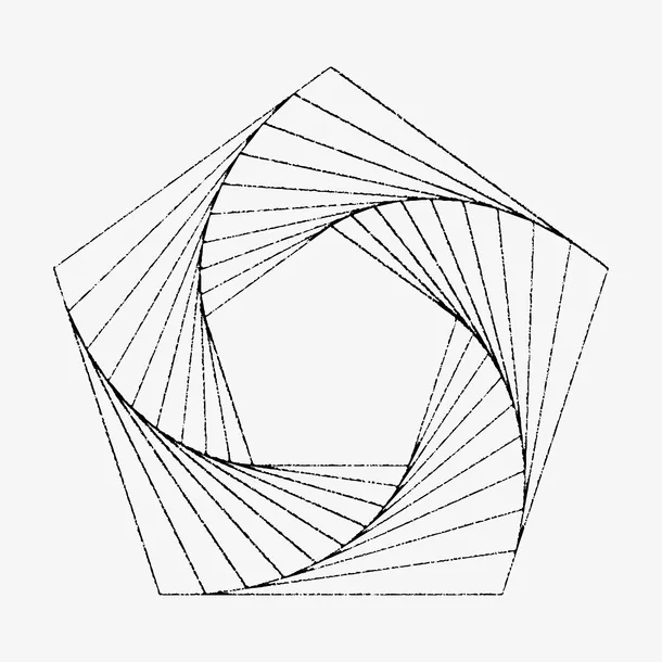 五边形抽象几何图形免抠