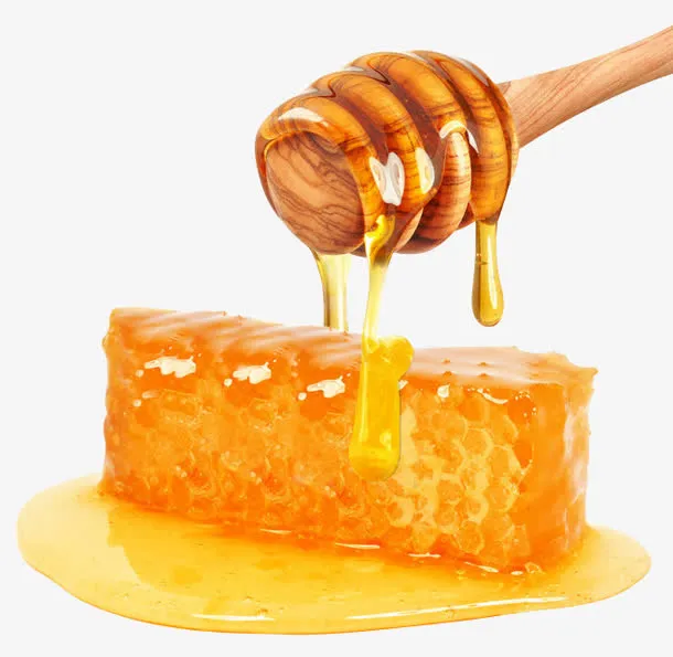 金色蜂蜜蜂巢素材免抠