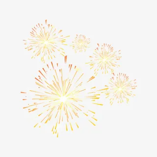 春节礼花烟花免抠免抠
