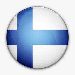 芬兰国旗对世界国旗图标免抠
