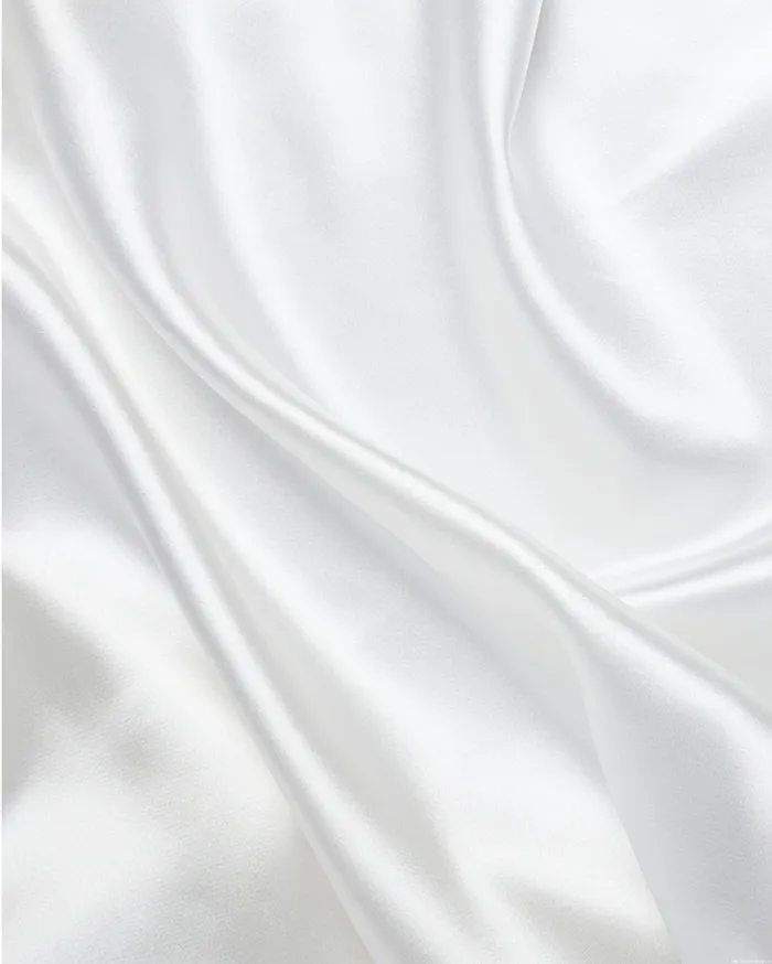 白色丝绸绸缎背景素材高清