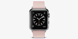 苹果扣现代粉红色产品手表苹果产免抠