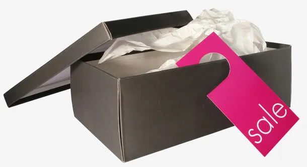 促销商品包装纸盒免抠