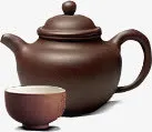 紫砂茶壶中国风淘宝海报免抠