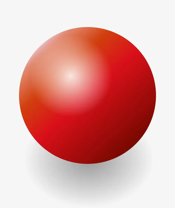 红色海洋球免抠