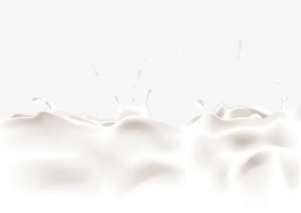 白色液体牛奶免抠