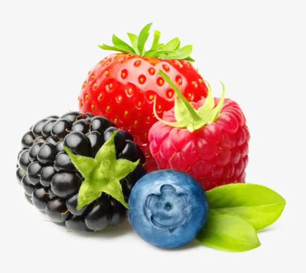 草莓桑葚水果免抠