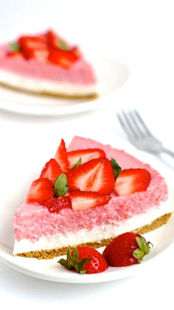 草莓蛋糕小清新H5背景高清