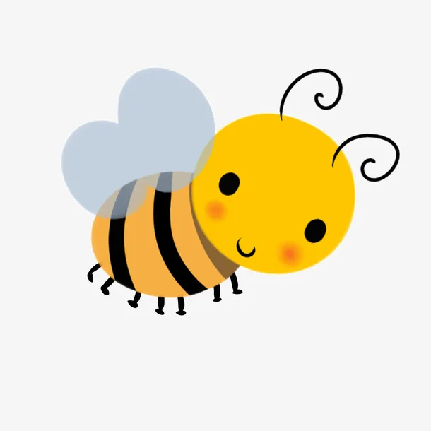 可爱小蜜蜂免抠