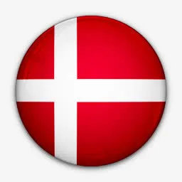 丹麦国旗对世界国旗图标免抠