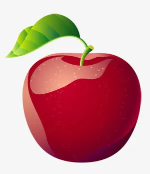水果3d图片 苹果免抠