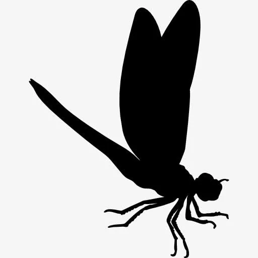 龙的飞行昆虫动物形状图标免抠