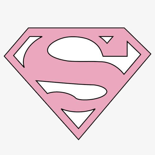超人标志免抠标签元素